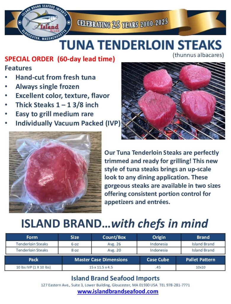 Tuna Tenderloin Steaks v25
